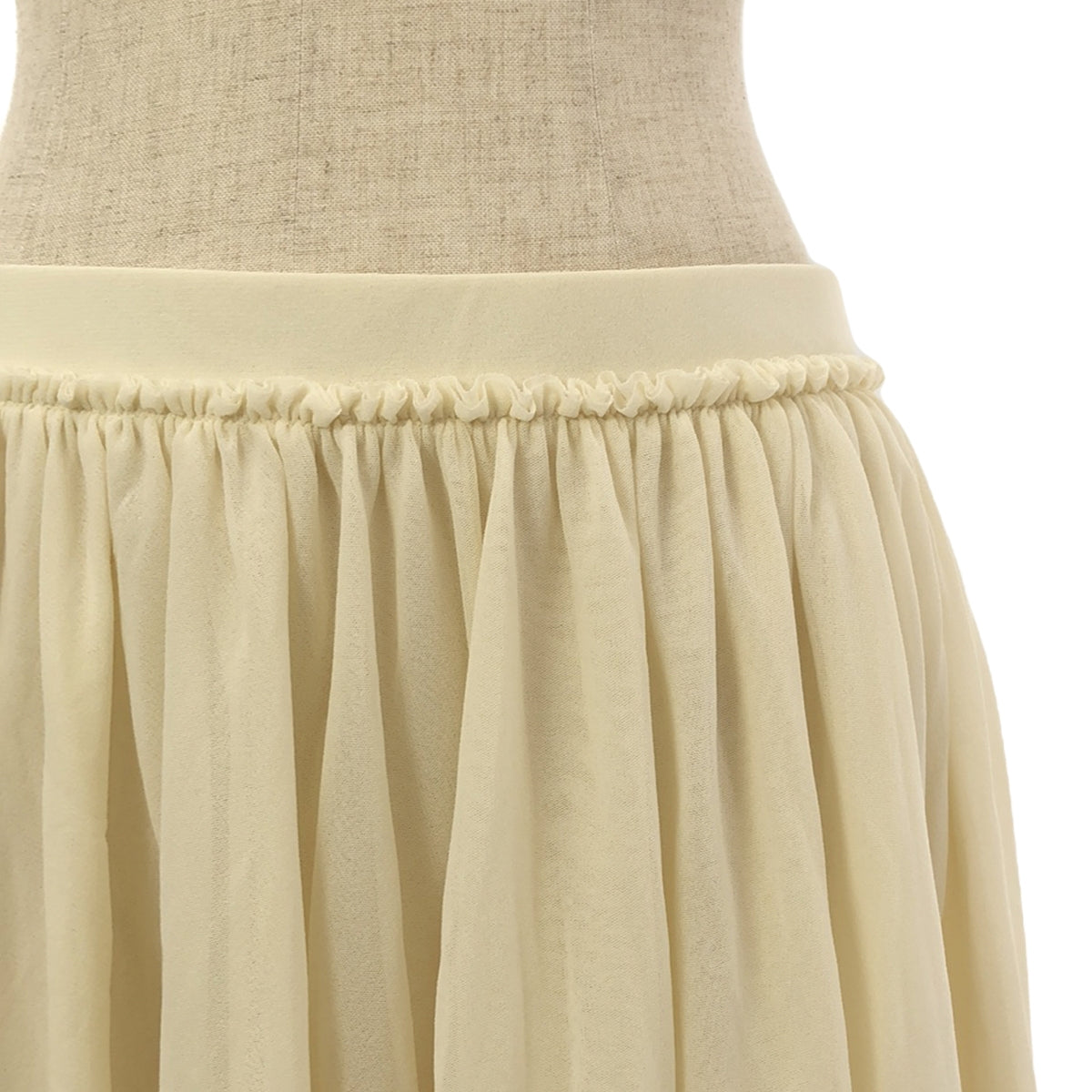 [Beautiful Condition] JIL SANDER | Voluminous Tulle Long Skirt | Size 40 | Ivory | Women's