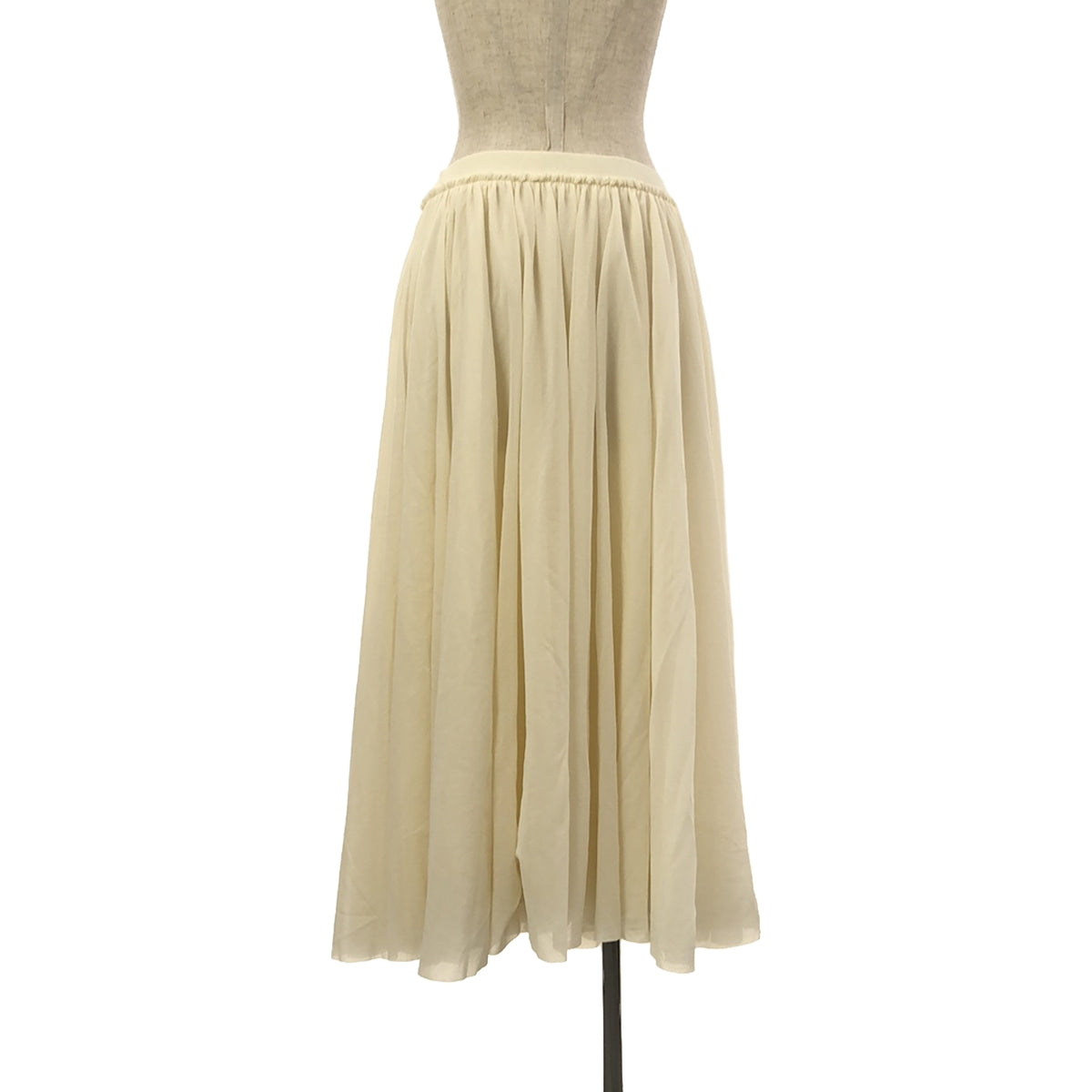 [Beautiful Condition] JIL SANDER | Voluminous Tulle Long Skirt | Size 40 | Ivory | Women's