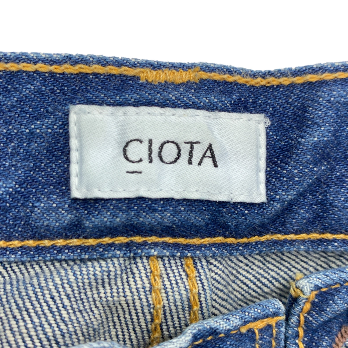 CIOTA | 寬版錐形五口袋鑲邊牛仔褲 | 32碼 | 男款