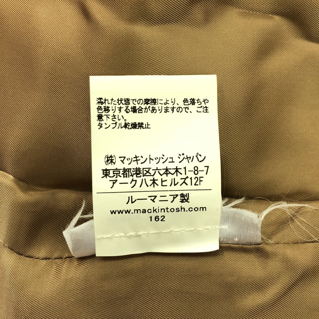 MACKINTOSH / マッキントッシュ | ウール チェスター コート | 34 | ベージュ | レディース