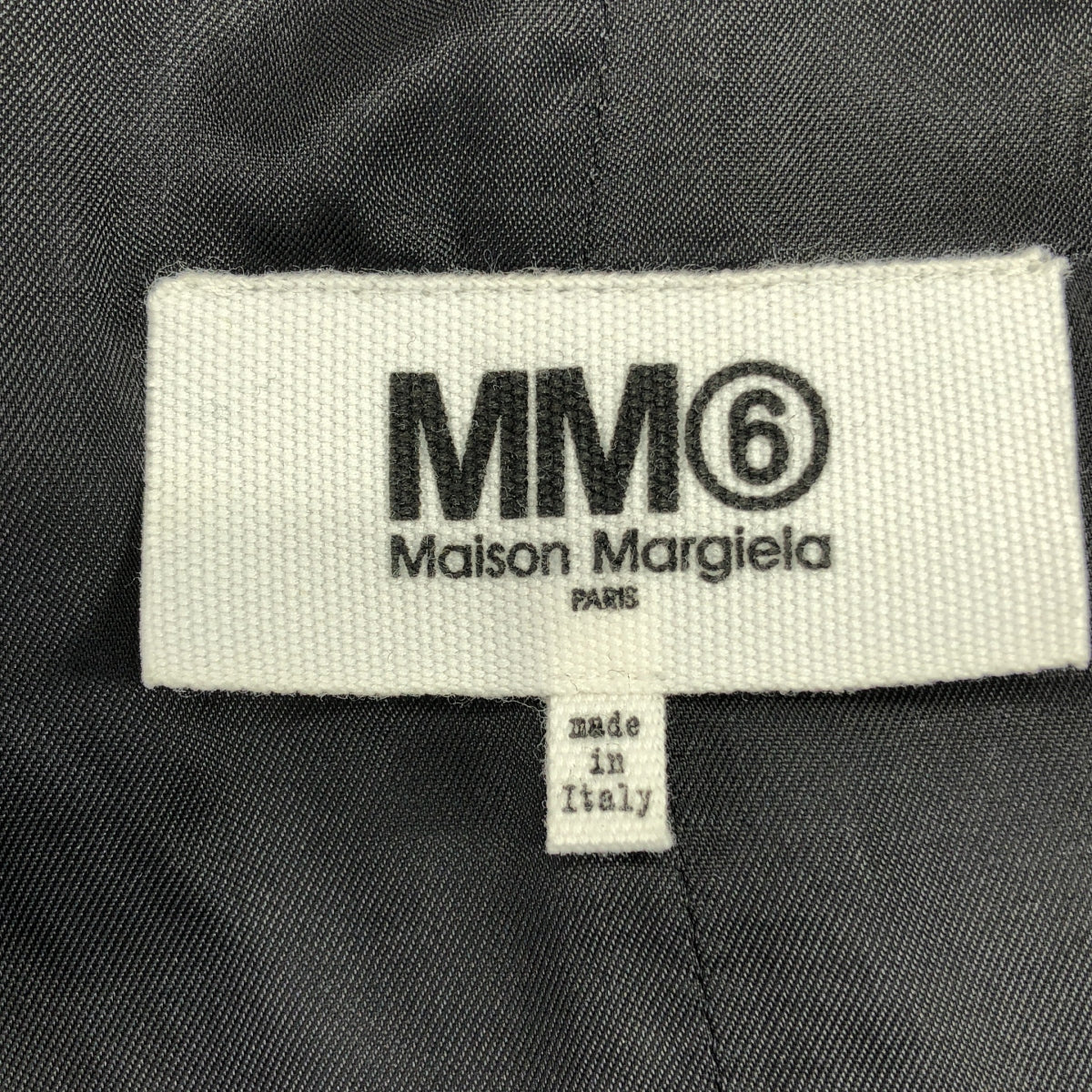 MM6 Maison Margiela | 2019 秋冬系列 | 羊毛混紡斜紋V領無袖洋裝/套頭半身裙 | 尺寸 36 | 女款
