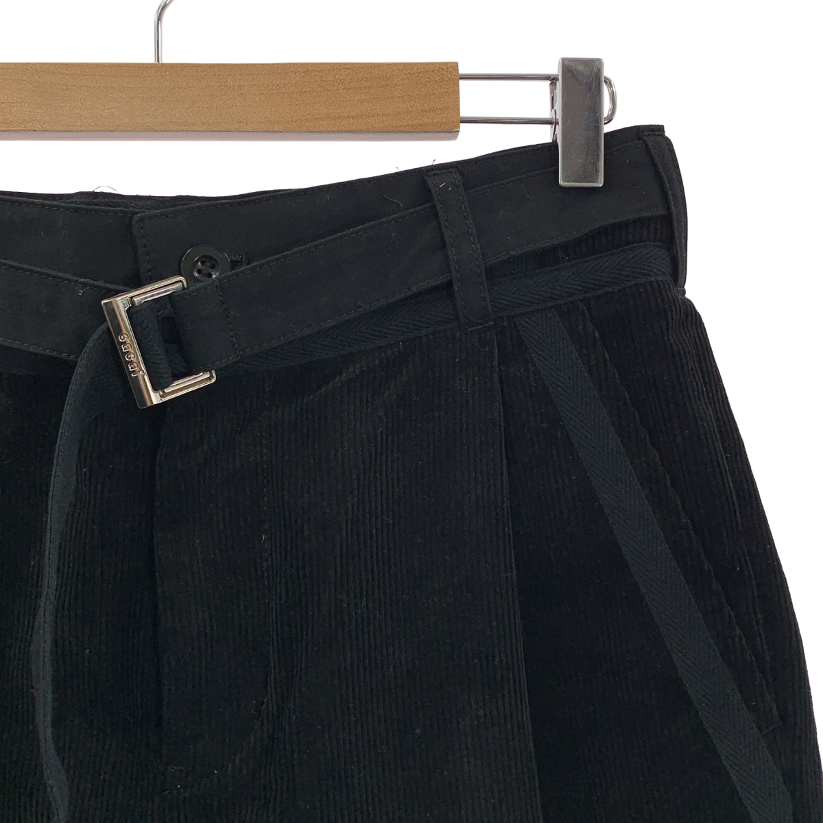 sacai | 燈芯絨束帶褲 | 尺寸 2 | 黑色 | 男款