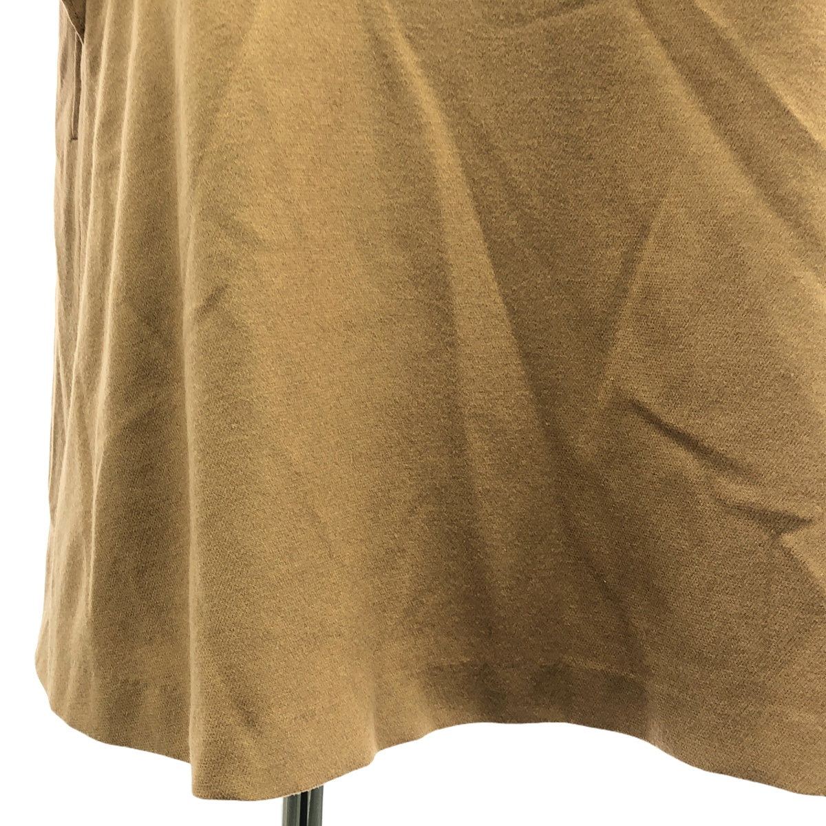 ADORE / アドーア | ウール混 袖フリル ワンピース | 38 | キャメル | レディース