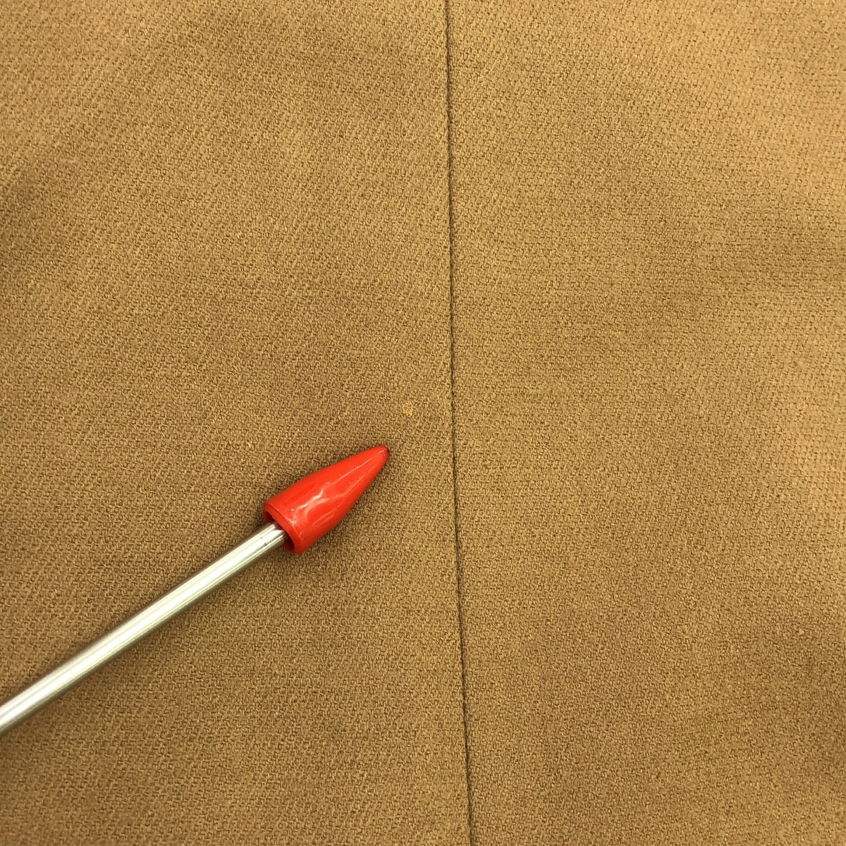 ADORE / アドーア | ウール混 袖フリル ワンピース | 38 | キャメル | レディース