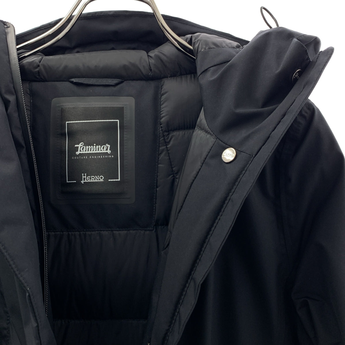 HERNO / ヘルノ | LAMINAR GORETEX フーデッド ロング コート | 42 | レディース