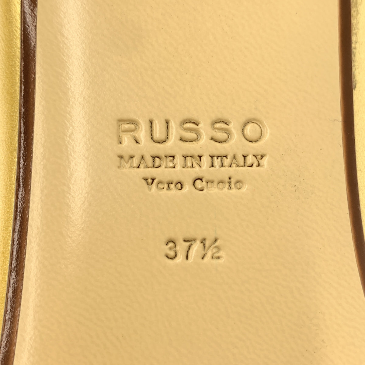 FRANCESCO RUSSO / 프란체스 코르소 | Nappa Flat shoes 나파 플랫 슈즈 | 37.5 |
