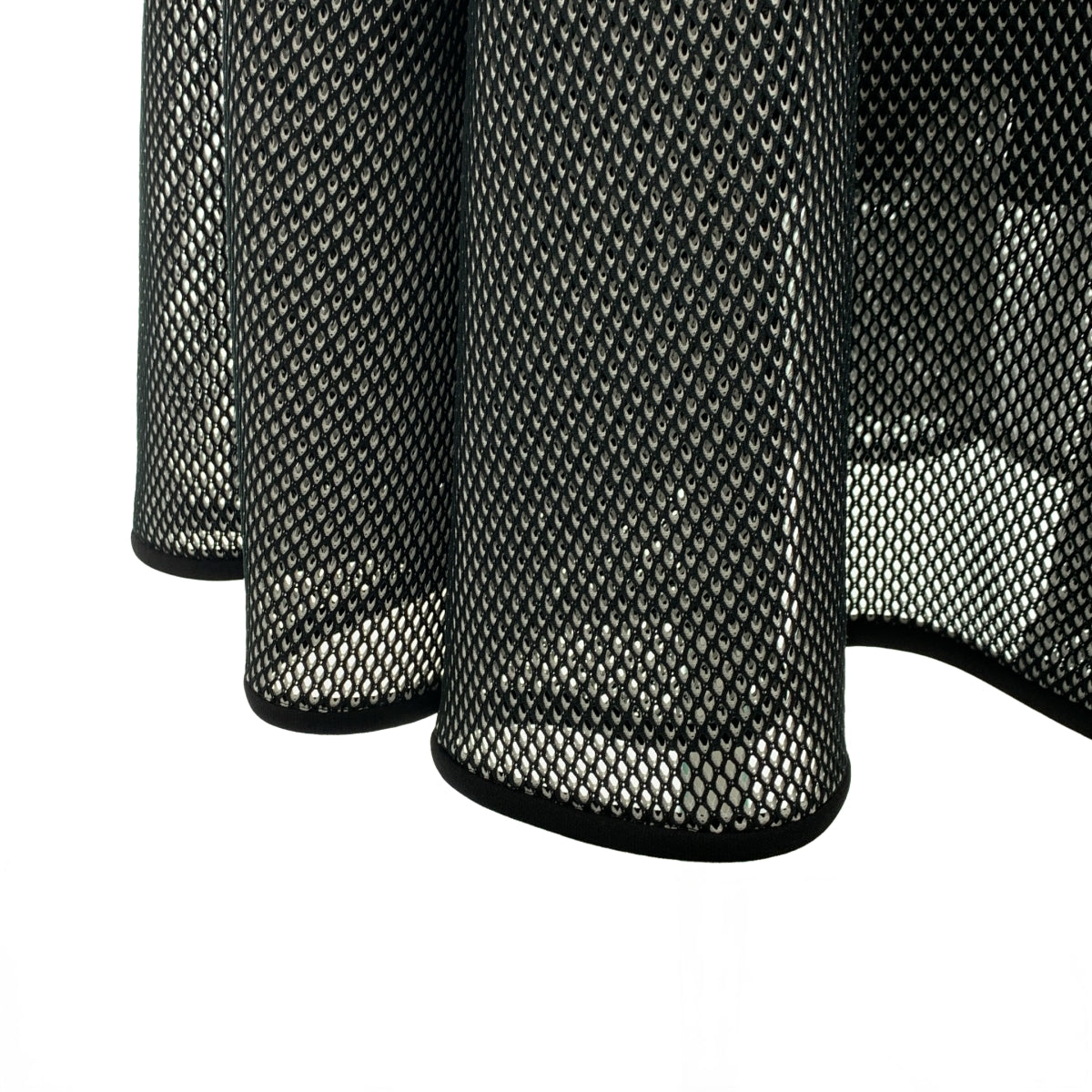 マメクロゴウチ　メッシュドレス Mame Kurogouchi マメ クロゴウチ Crane Pattern Jacquard Hand