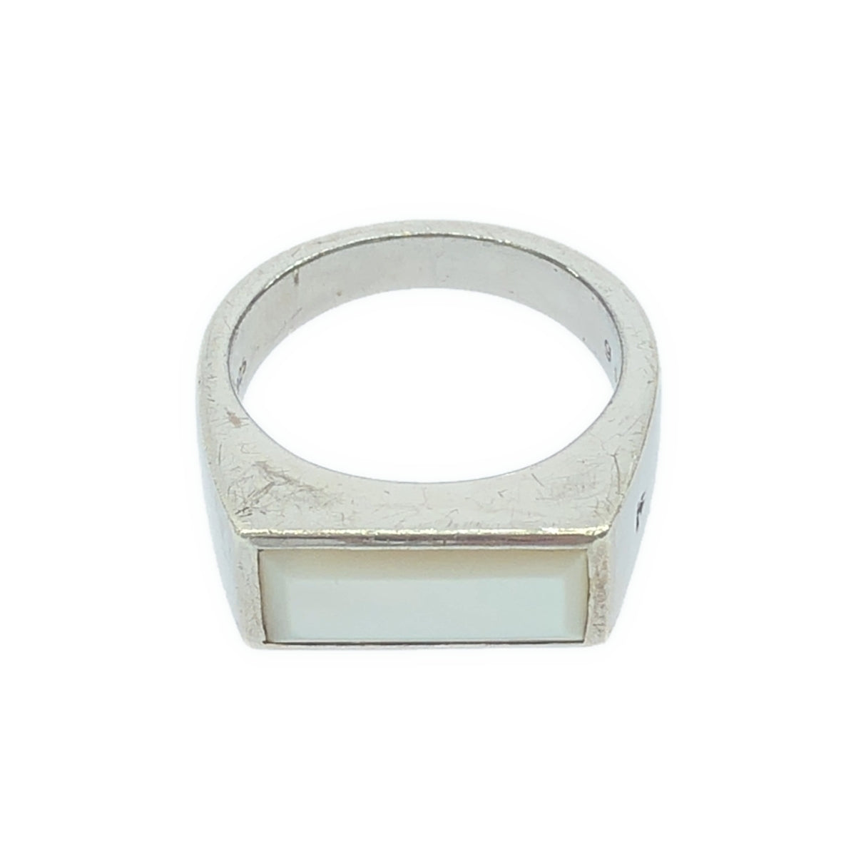 TOM WOOD / Tom Wood | Peaky Ring White MOP Ring |