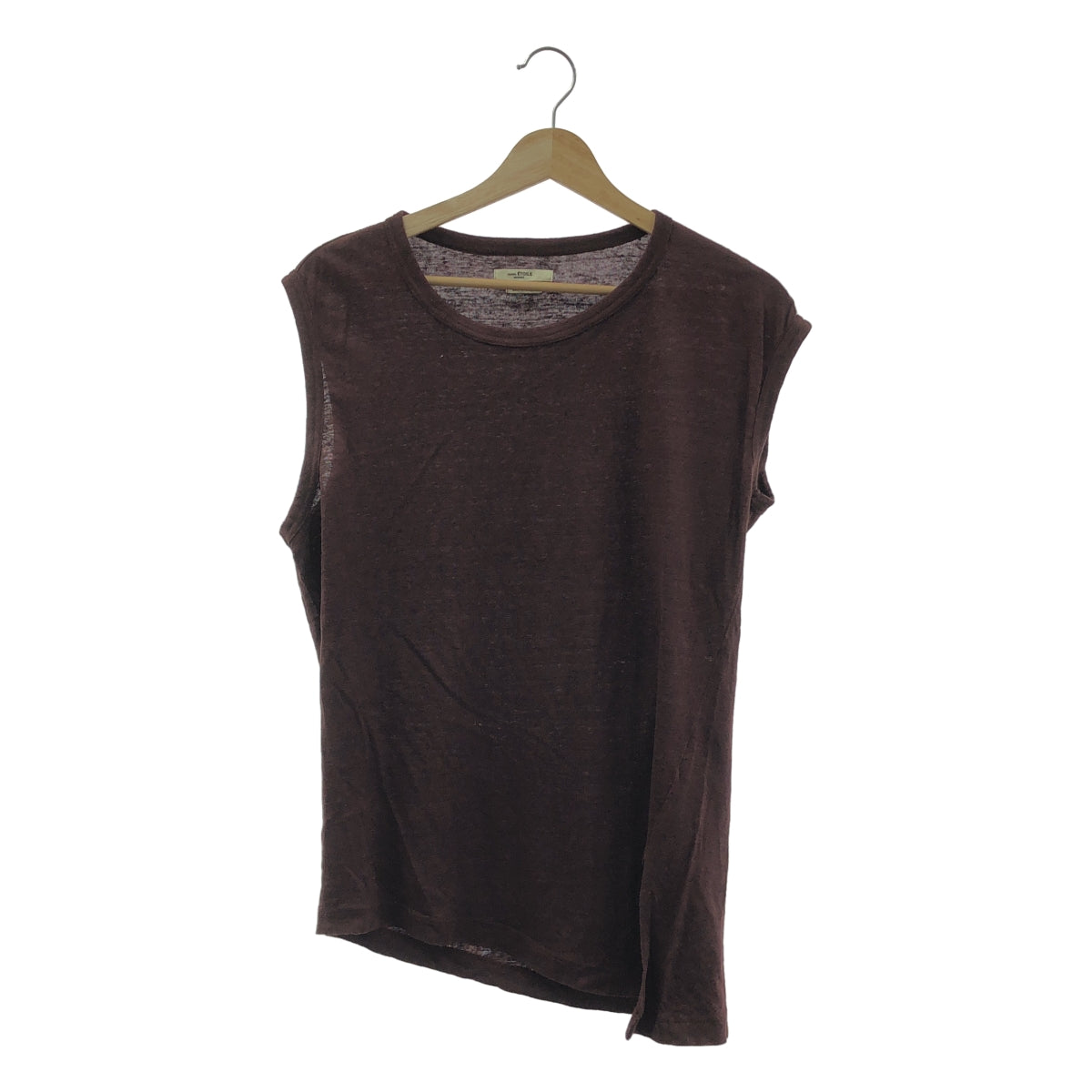 ISABEL MARANT ETOILE | 亞麻不對稱背心 | S碼 | 女款