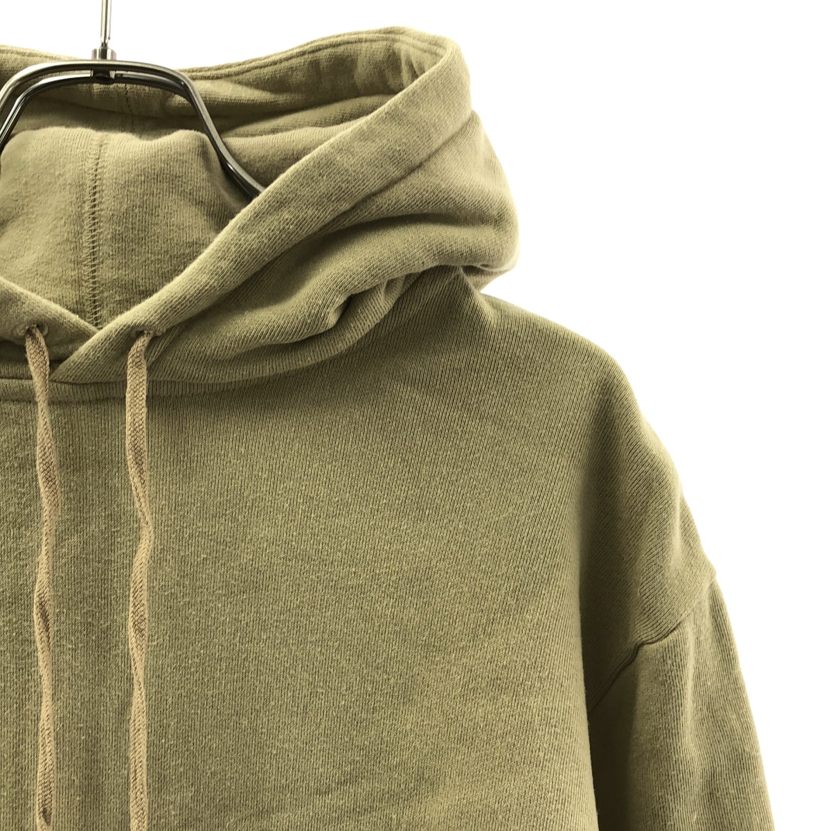 SAINT LAURENT PARIS / サンローランパリ | ロゴ プルオーバー スウェット  フーディ | XS | ベージュ系 | レディース