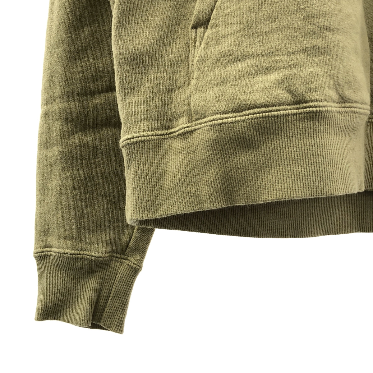 SAINT LAURENT PARIS / サンローランパリ | ロゴ プルオーバー スウェット  フーディ | XS | ベージュ系 | レディース