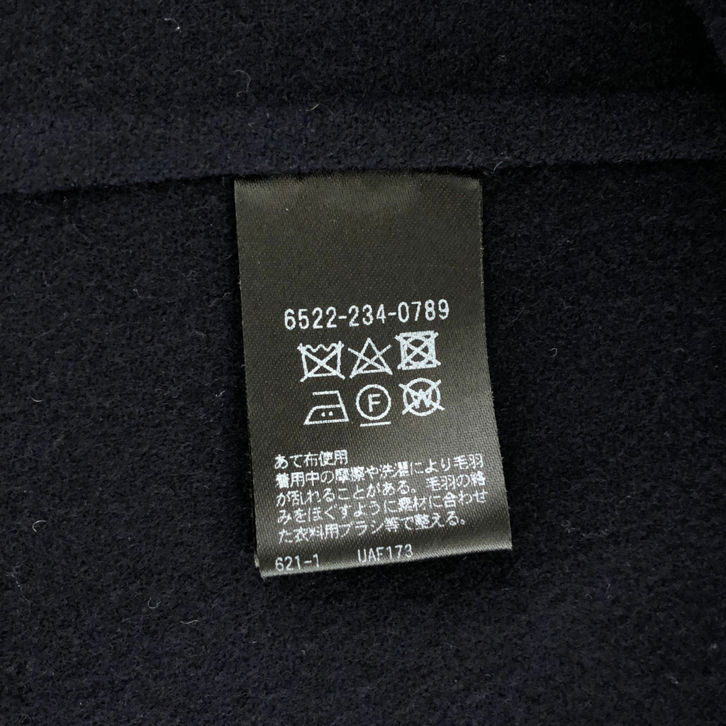抽屜 |羊毛腰帶披肩領馬甲背心 | 38 |海軍 |女性的