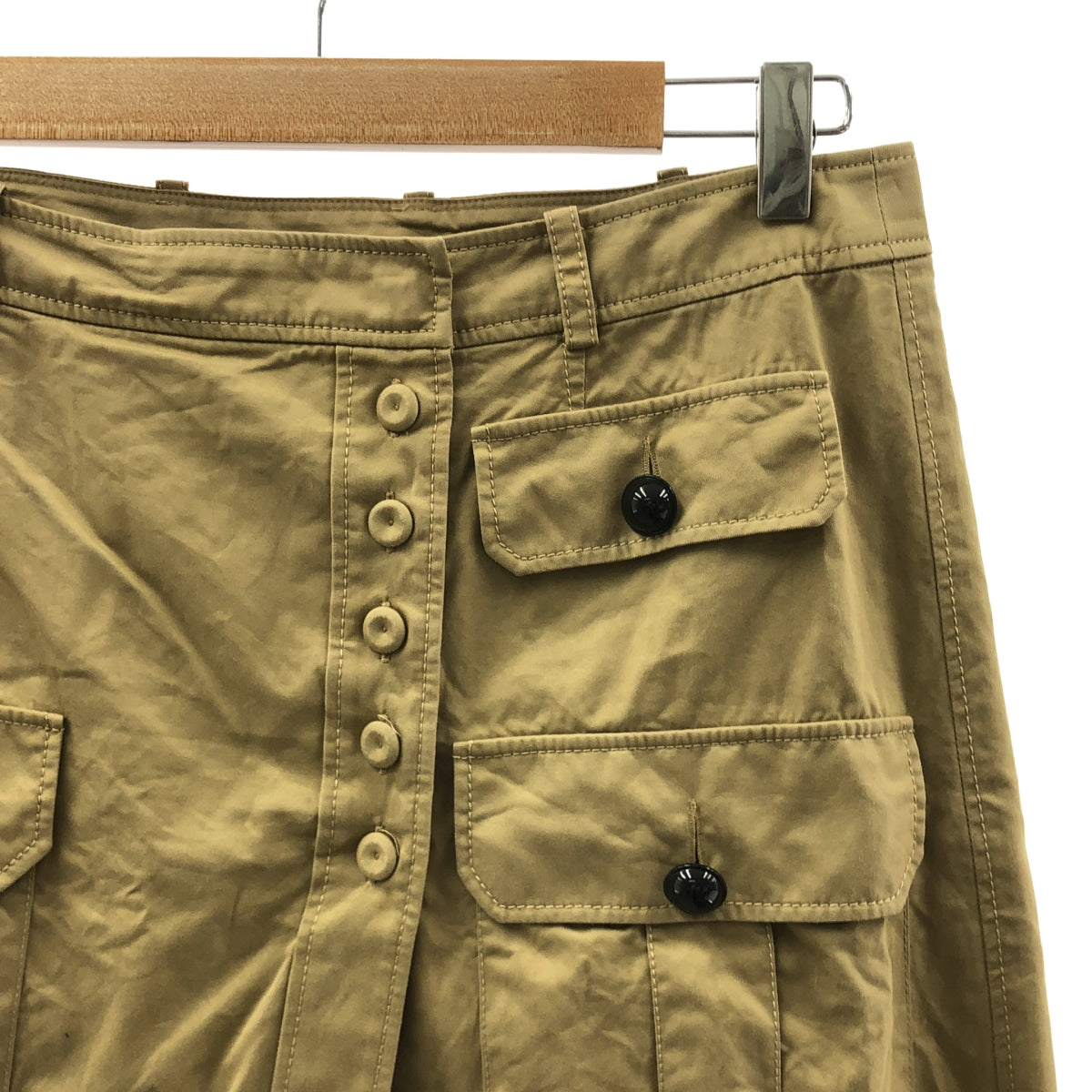 BALENCIAGA / バレンシアガ | コットン チノ ダブルポケット スカート | 38 | レディース