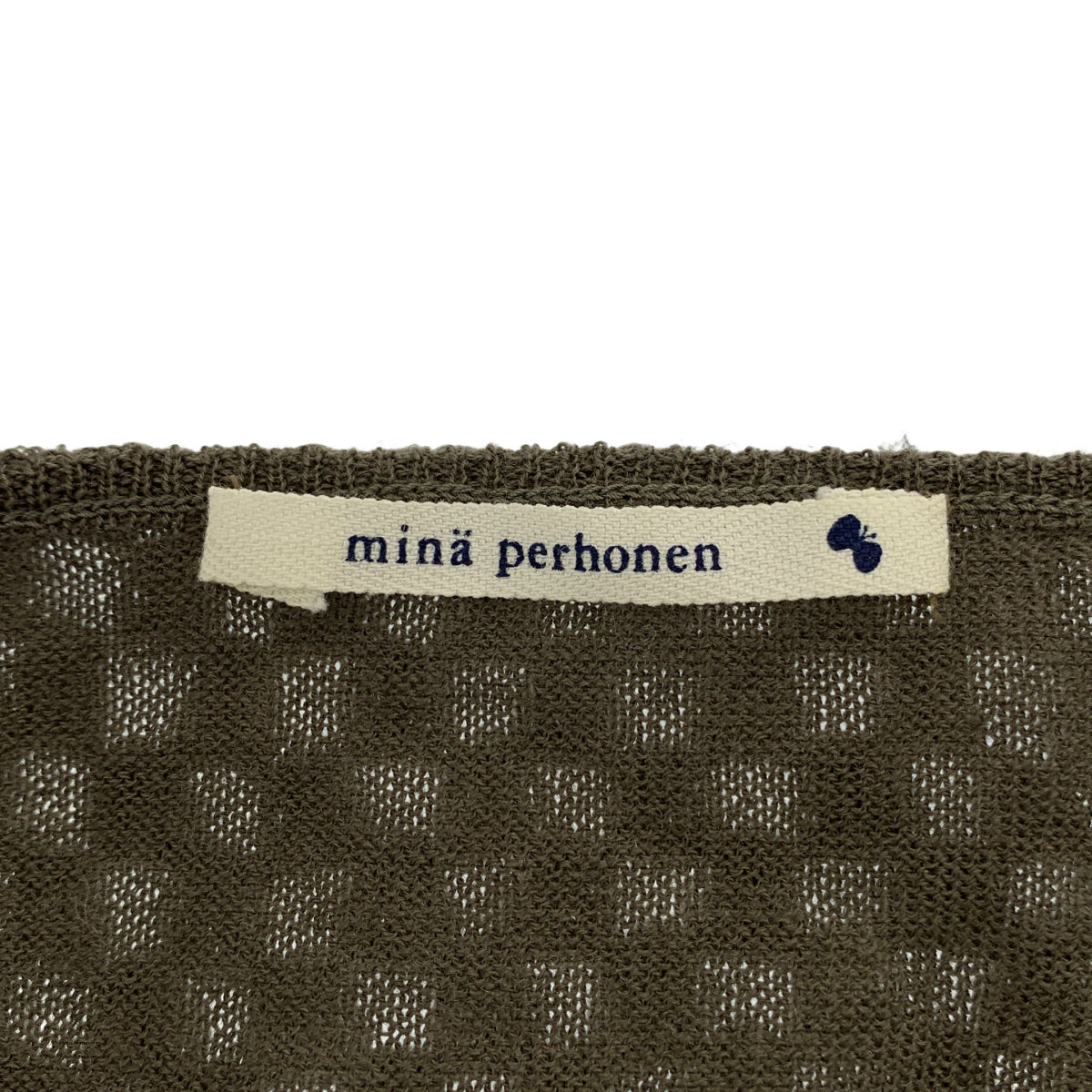 mina perhonen / 미나페르호넨 | Annu / 장식 컬러 울 니트 가디건 | 2 |