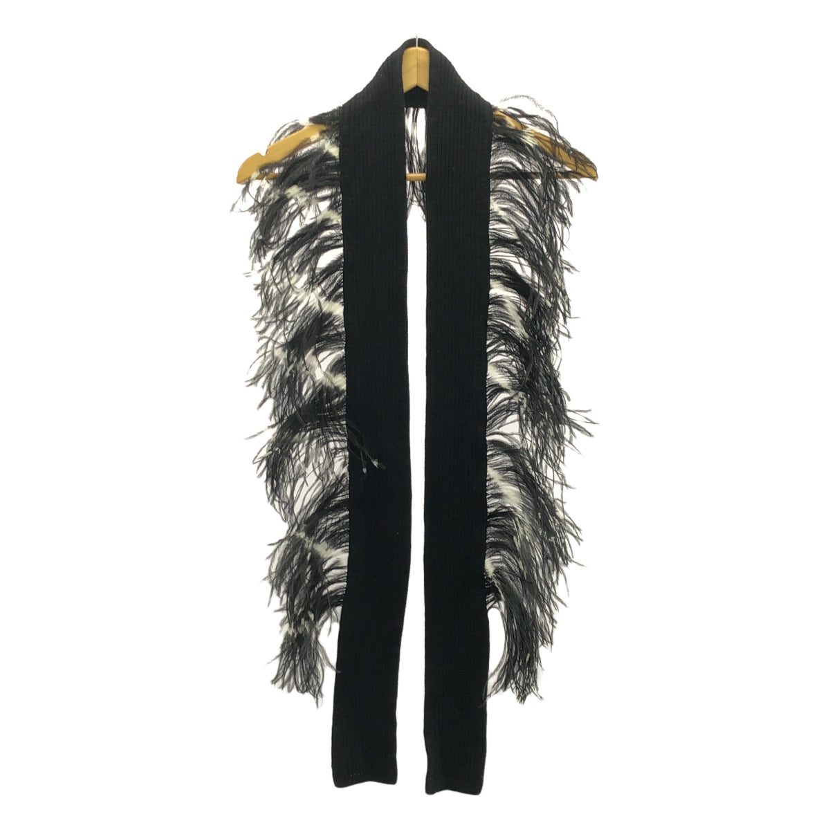 DRIES VAN NOTEN / Dries Van Noten | Cashmere feather long stole scarf |