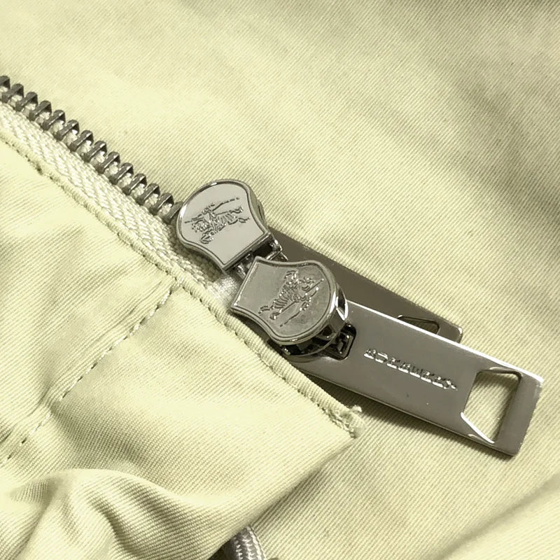 Burberry / バーバリー | バックロゴ ジップ ギャザー ジャケット | 8 | レディース