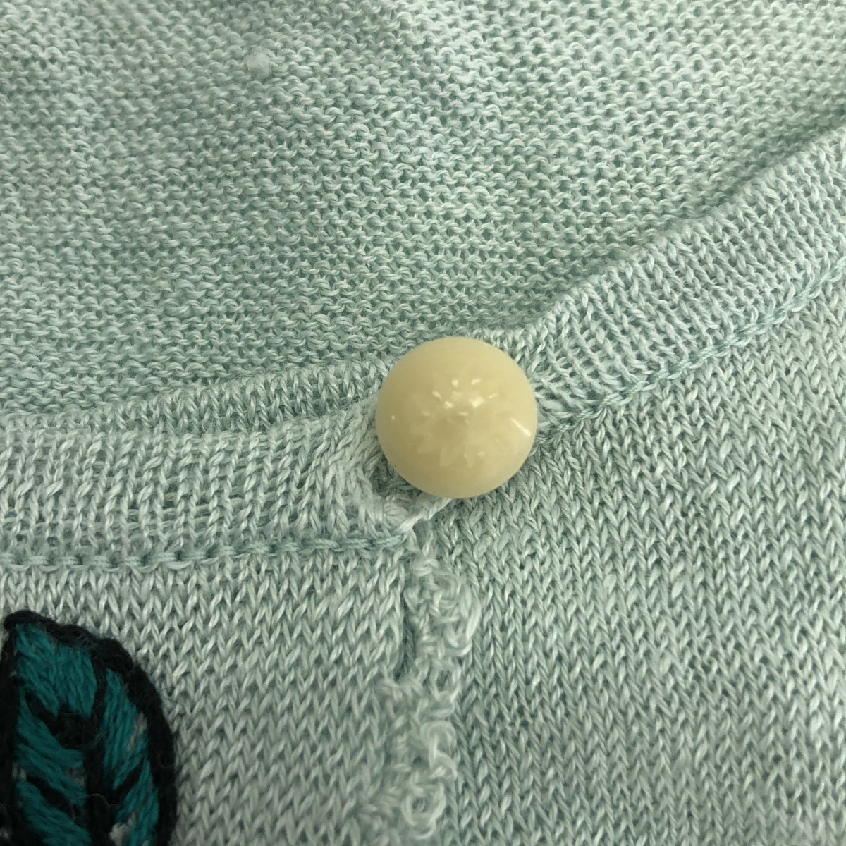 米娜·佩爾霍寧 | 米娜·佩爾霍寧2023 春夏 |玫瑰色/亞麻刺繡針織背心| 38 |女性的