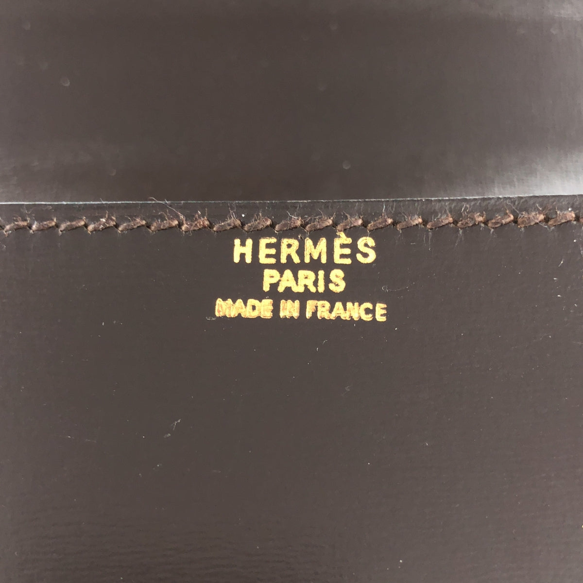 HERMES / 愛馬仕 | KELLY CROSS Kelly Cross Box 小牛皮公事包 〇M 鐫刻 | 深棕色 | 女款