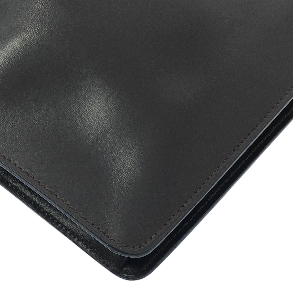 HERMES / エルメス | KELLY CROSS ケリークロス ボックスカーフレザー ブリーフケース 〇M刻印 | ダークブラウン | レディース