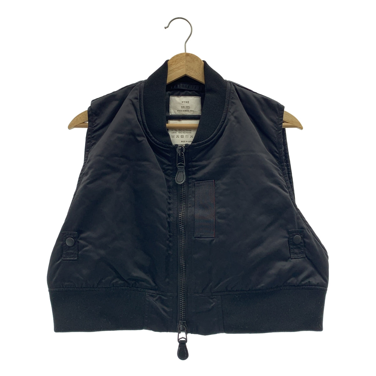 HYKE / ハイク | 2023AW | TYPE MA-1 CROPPED TOP MA-1 クロップドトップス ベスト | F | レディース