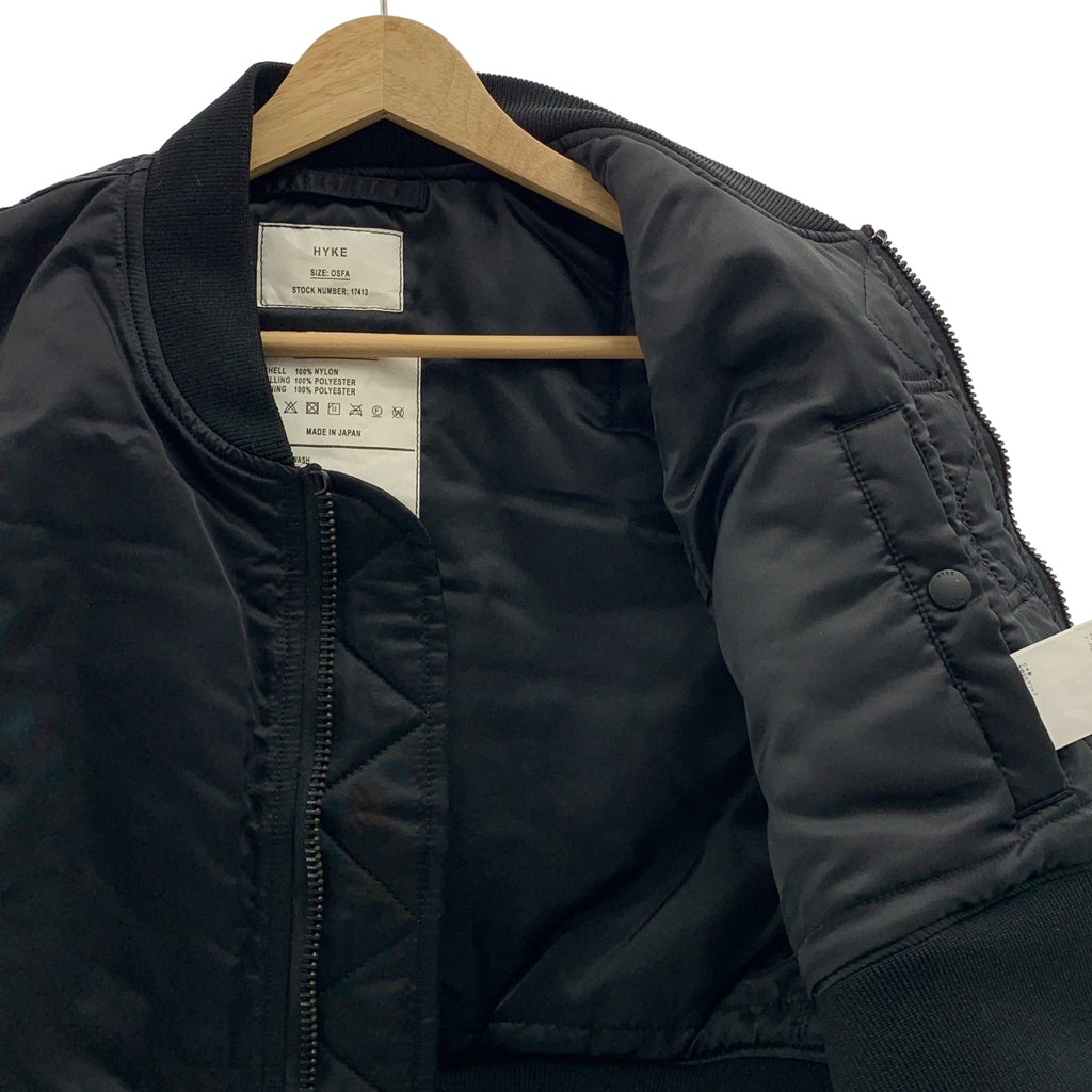 HYKE / 하이크 | 2023AW | TYPE MA-1 CROPPED TOP MA-1 크롭 탑스 베스트 | F | 여성