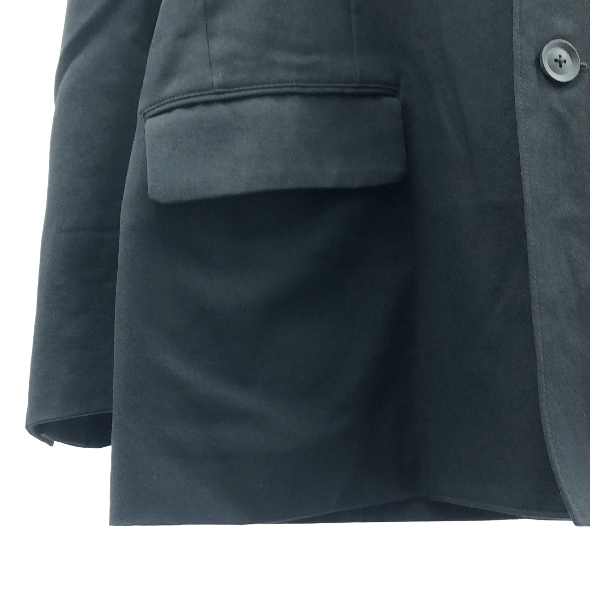 YOHJI YAMAMOTO POUR HOMME / 요우지야마모토풀 옴므 | 2021AW | 3way 보어 푸드 JKT / 울 개버딘 재킷 / 총 안감 | 2 | 남성