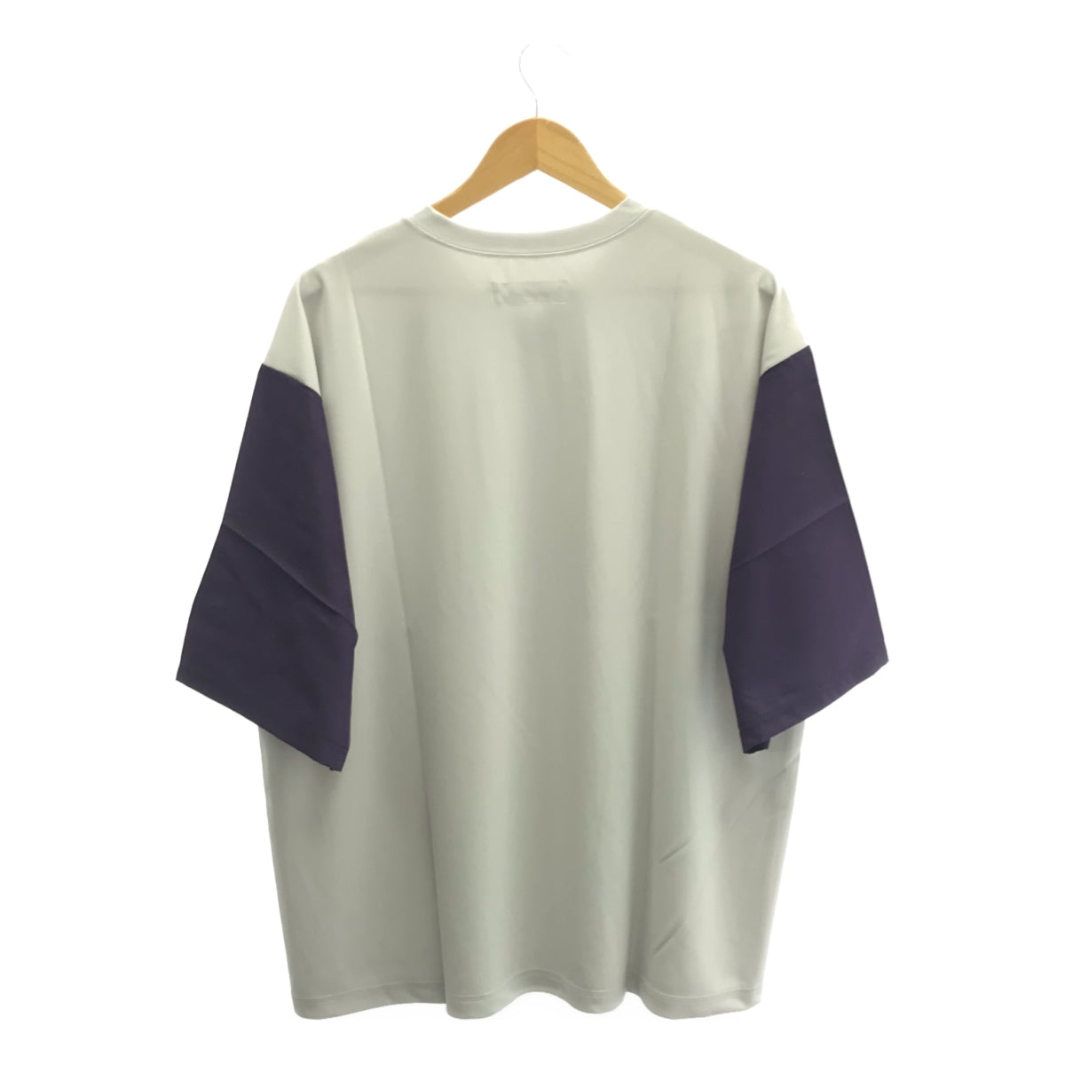 【新品】  prasthana / プラスターナ | bi-color v neck Tシャツ | M | グレー | メンズ