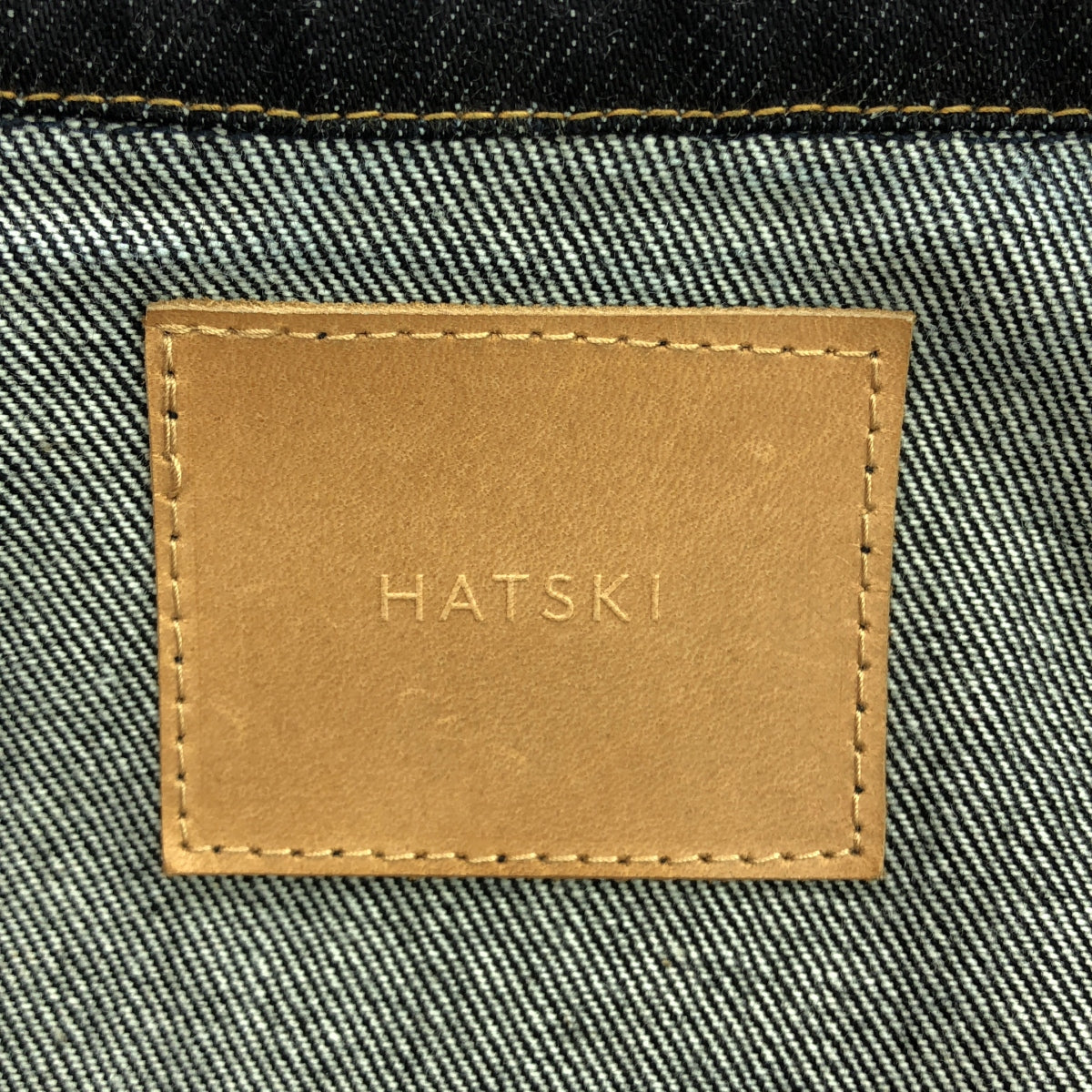 【美品】  HATSKI / ハツキ | Denim Jacket / HTK-23011 13.6oz セルビッチ デニムジャケット | 3 | インディゴ | メンズ