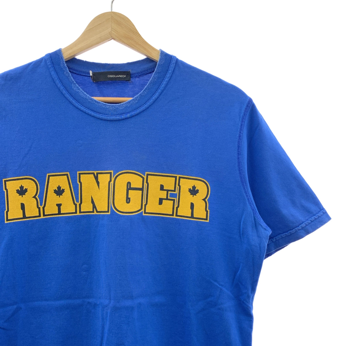 DSQUARED2 / ディースクエアード | 2004AW | RANGER ダメージ加工 Tシャツ | M | ブルー | メンズ