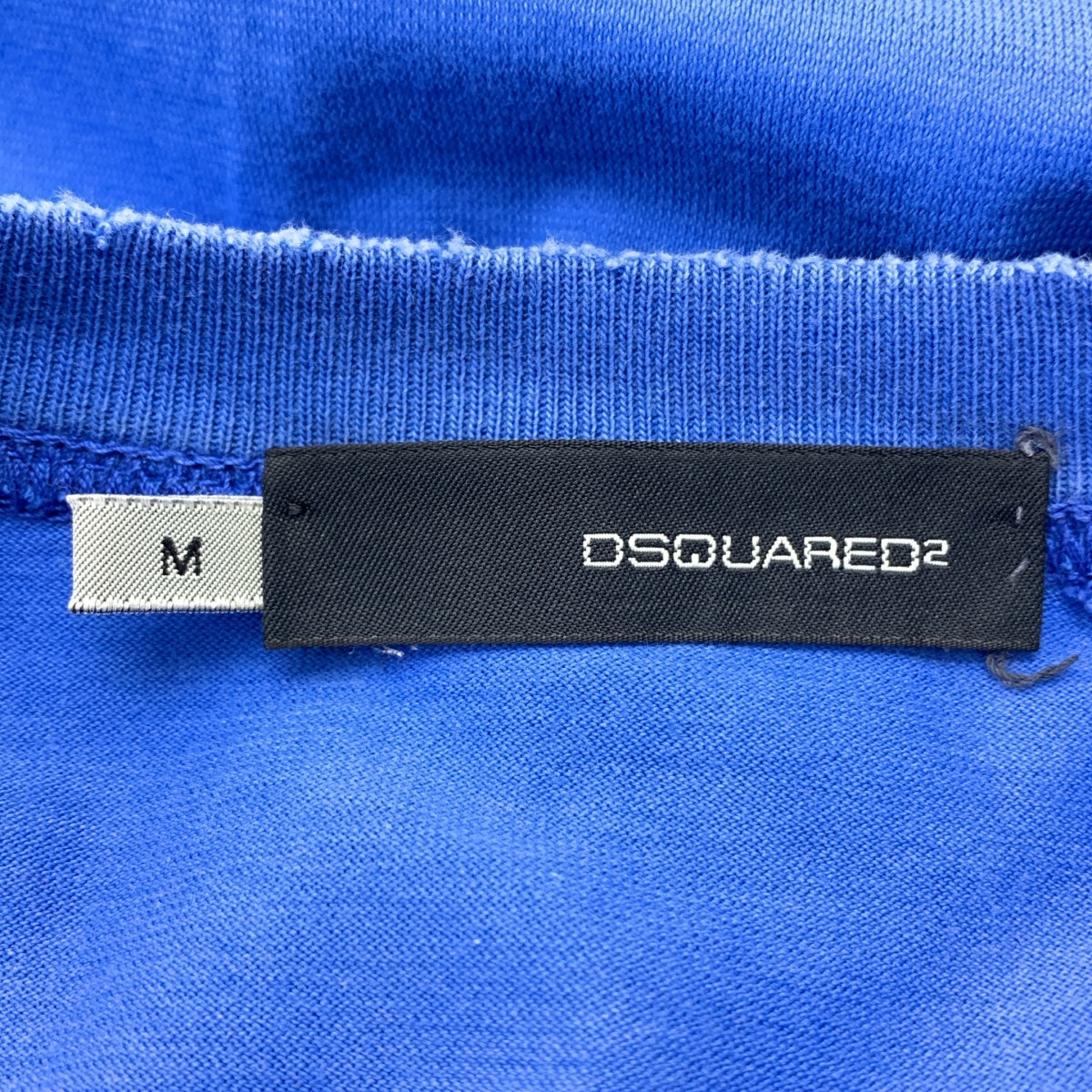 DSQUARED2 / ディースクエアード | 2004AW | RANGER ダメージ加工 Tシャツ | M | ブルー | メンズ