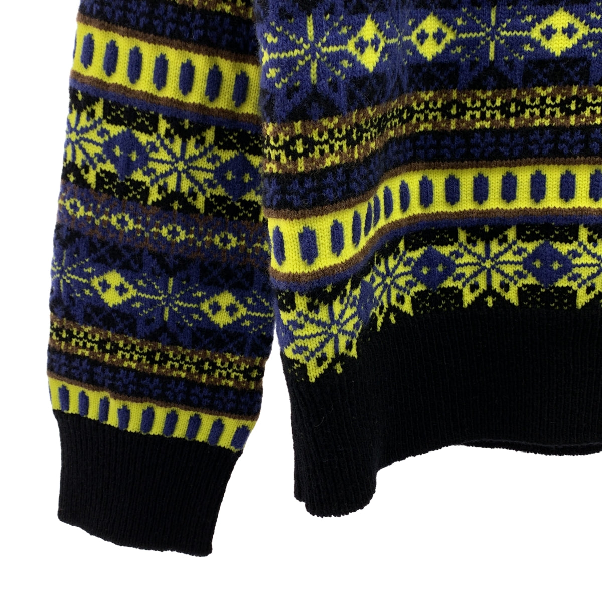 kolor / 컬러 | 튜 도킹 페어 아일 니트 | 3 |