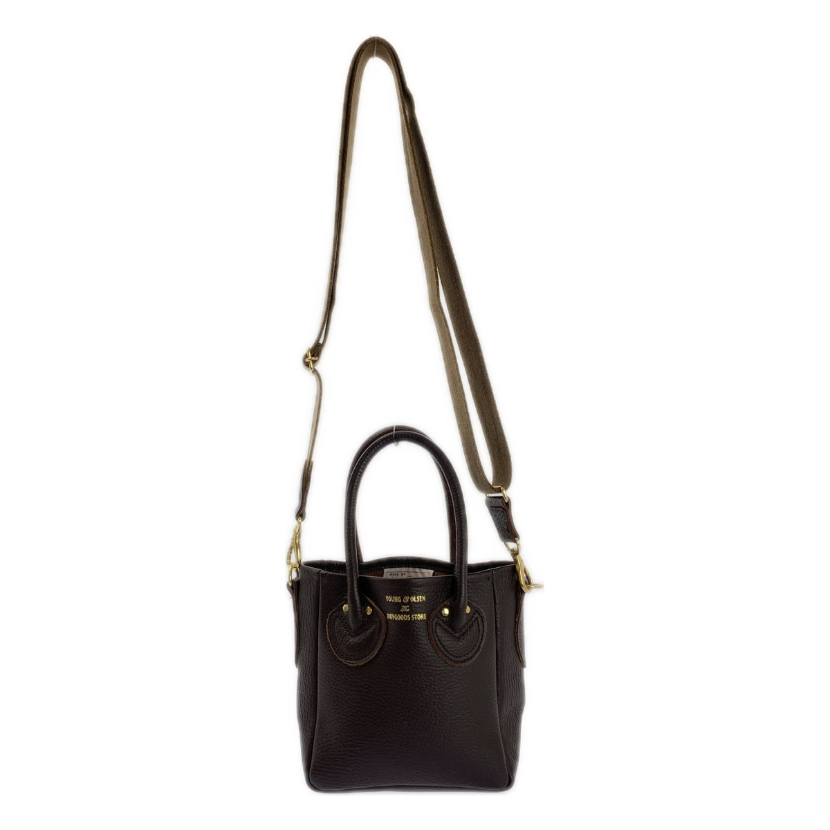 YOUNG &amp; OLSEN / 영과 올센 | the DRYGOODS STORE / EMBOSSED LEATHER TOTE 양각 가죽 토트 미니 가방 |