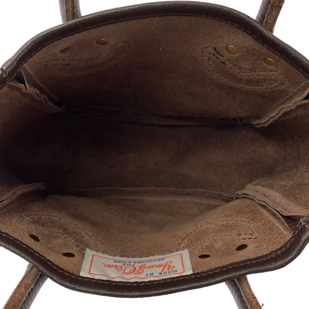 YOUNG &amp; OLSEN / 영과 올센 | the DRYGOODS STORE / EMBOSSED LEATHER TOTE 양각 가죽 토트 미니 가방 |