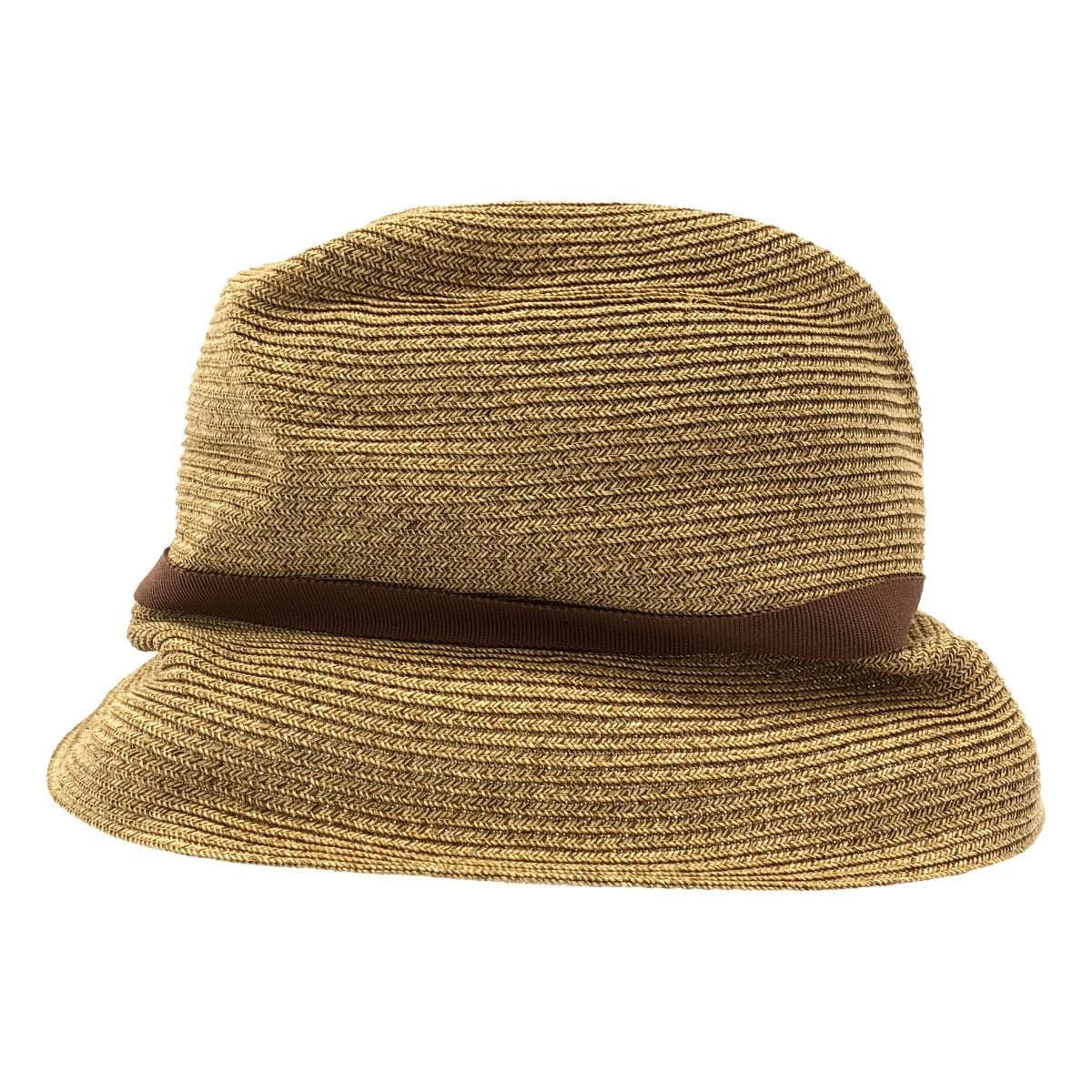 mature ha. / マチュアーハ | BOXED HAT 7cm brim grosgrain ribbon ペーパー ボックスハット |