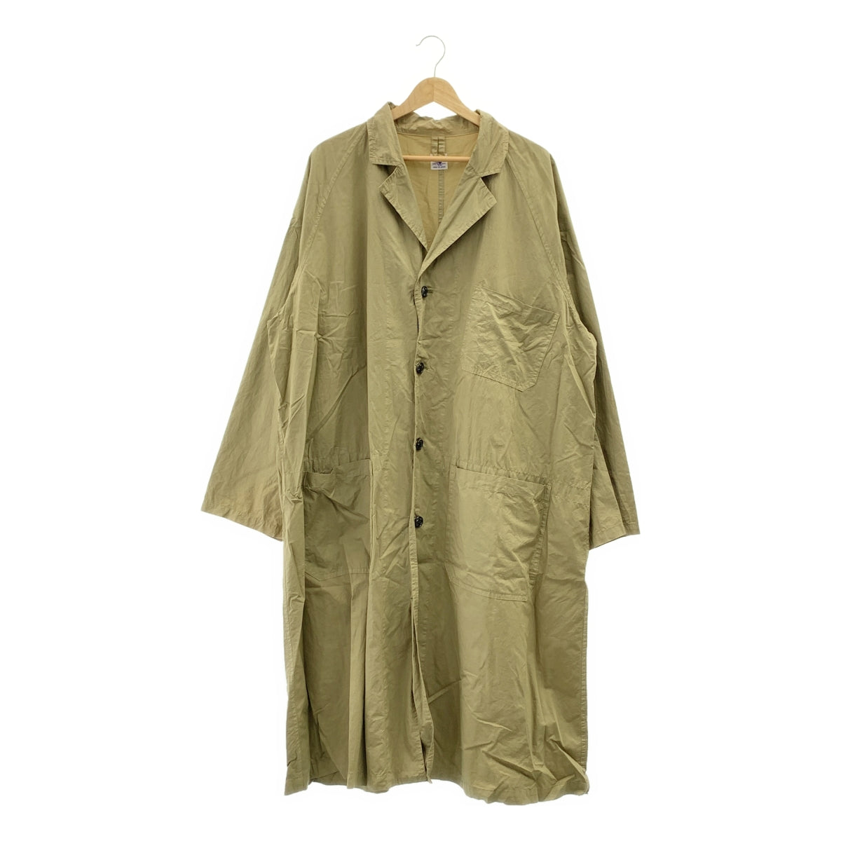 OLDMAN'S TAILOR / 올드맨즈테일러 | 가먼트 다이 오버사이즈 숍 코트 | 40 |