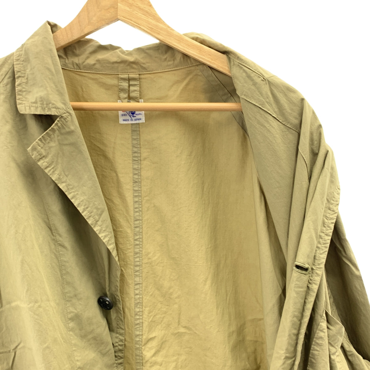 OLDMAN'S TAILOR / 올드맨즈테일러 | 가먼트 다이 오버사이즈 숍 코트 | 40 |