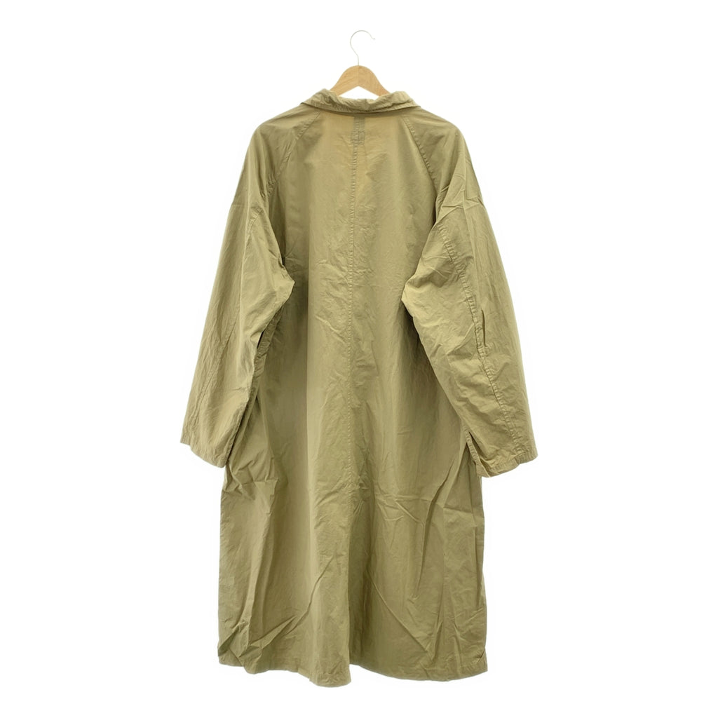 OLDMAN'S TAILOR / 올드맨즈테일러 | 가먼트 다이 오버사이즈 숍 코트 | 40 |