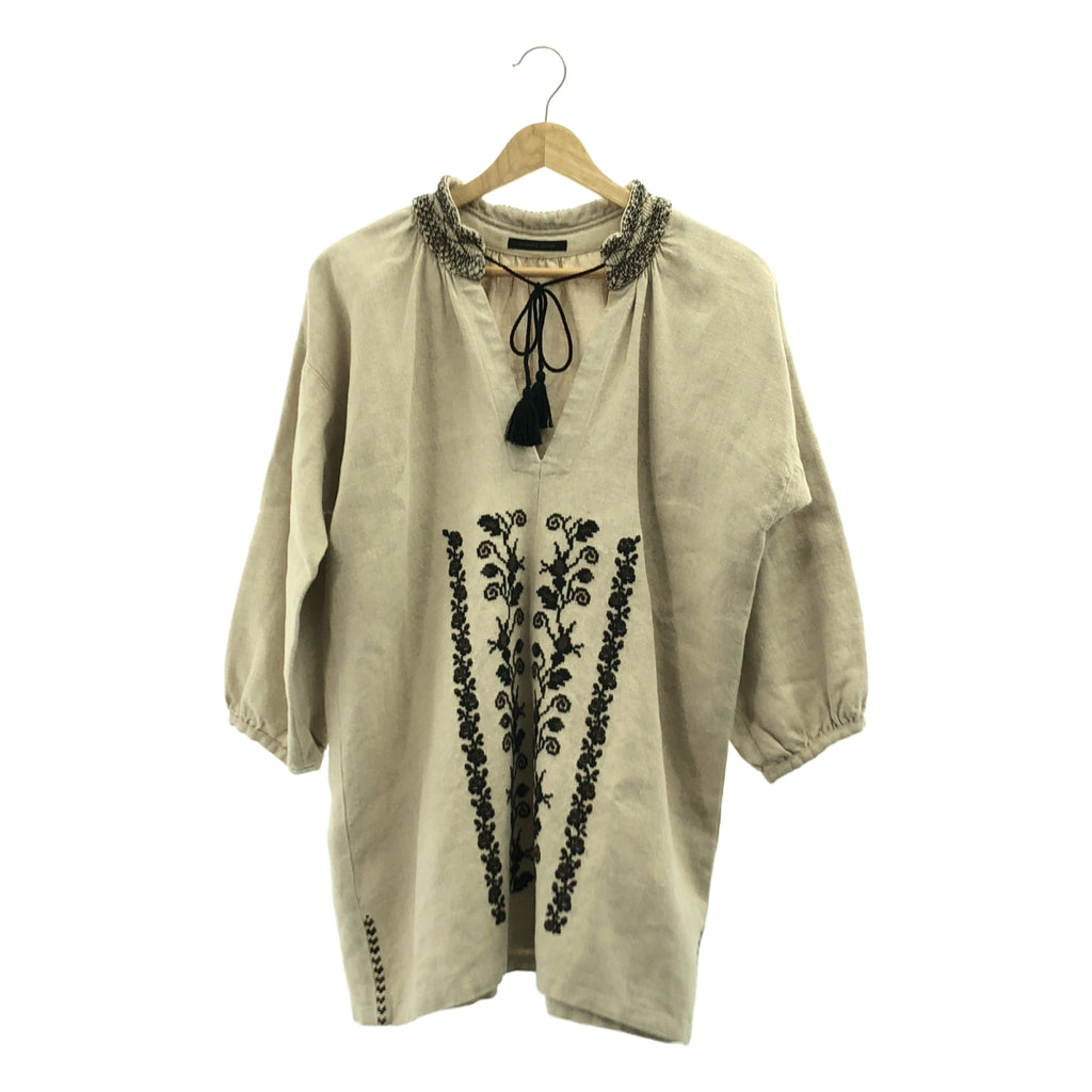 Deuxieme Classe / 두지엠 클래스 | 린넨 엠브로이더리 키넥 블라우스 |