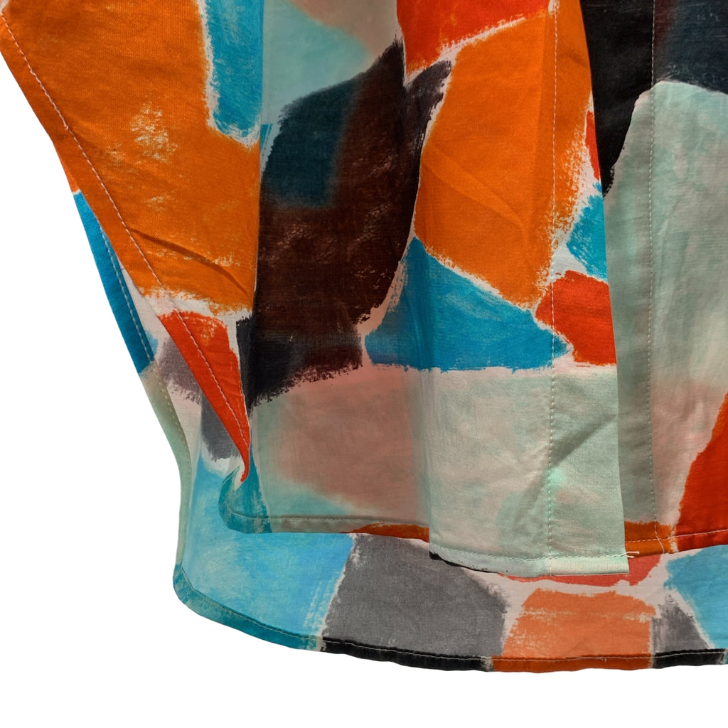 BANANATIME / バナナタイム | 2023SS | シルク 総柄 ロング シャツ コート | XS |