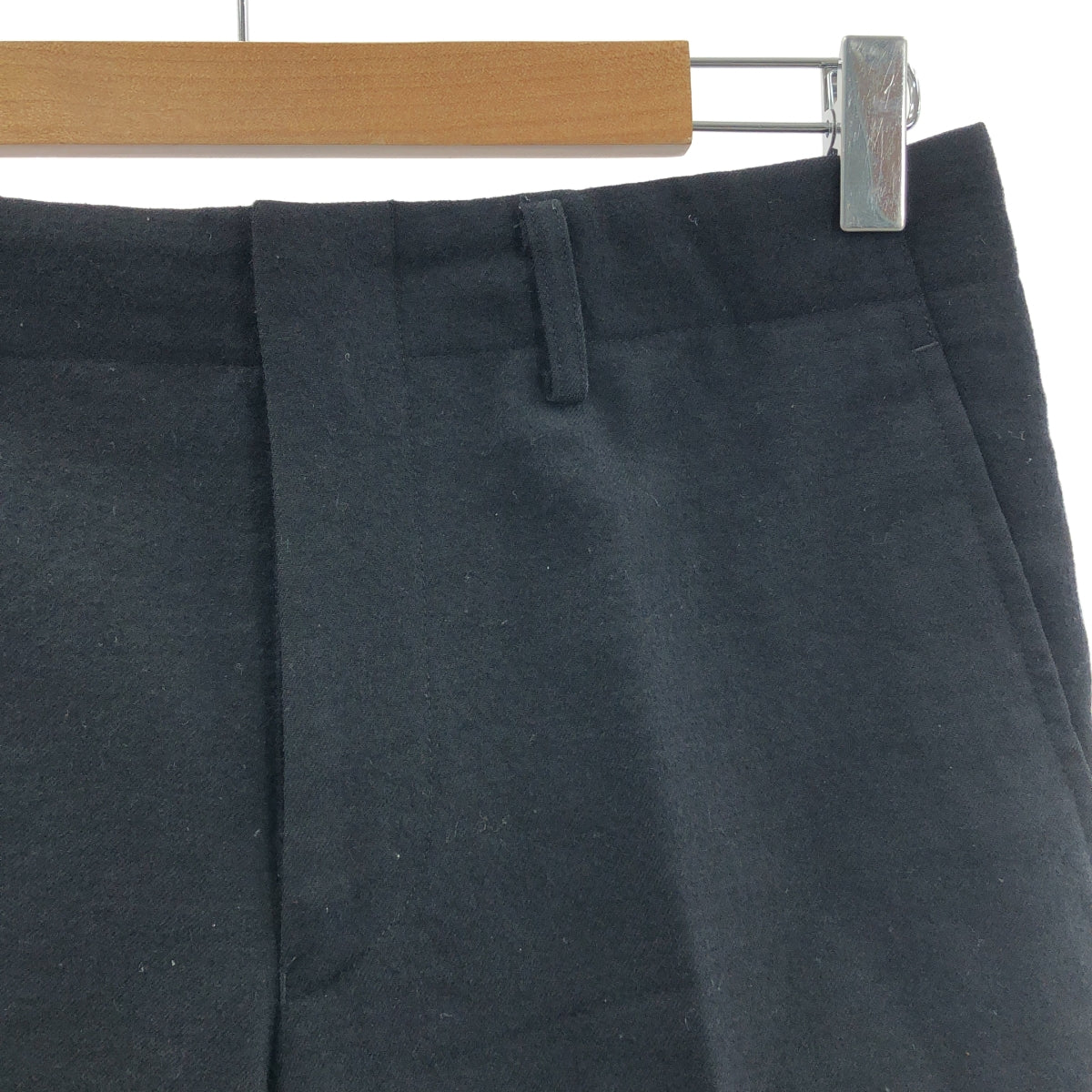 JUNYA WATANABE COMME des GARCONS / 준야와타나베 | 2007AW | 울 스트레이트 팬츠 | SS | 블랙 | 여성