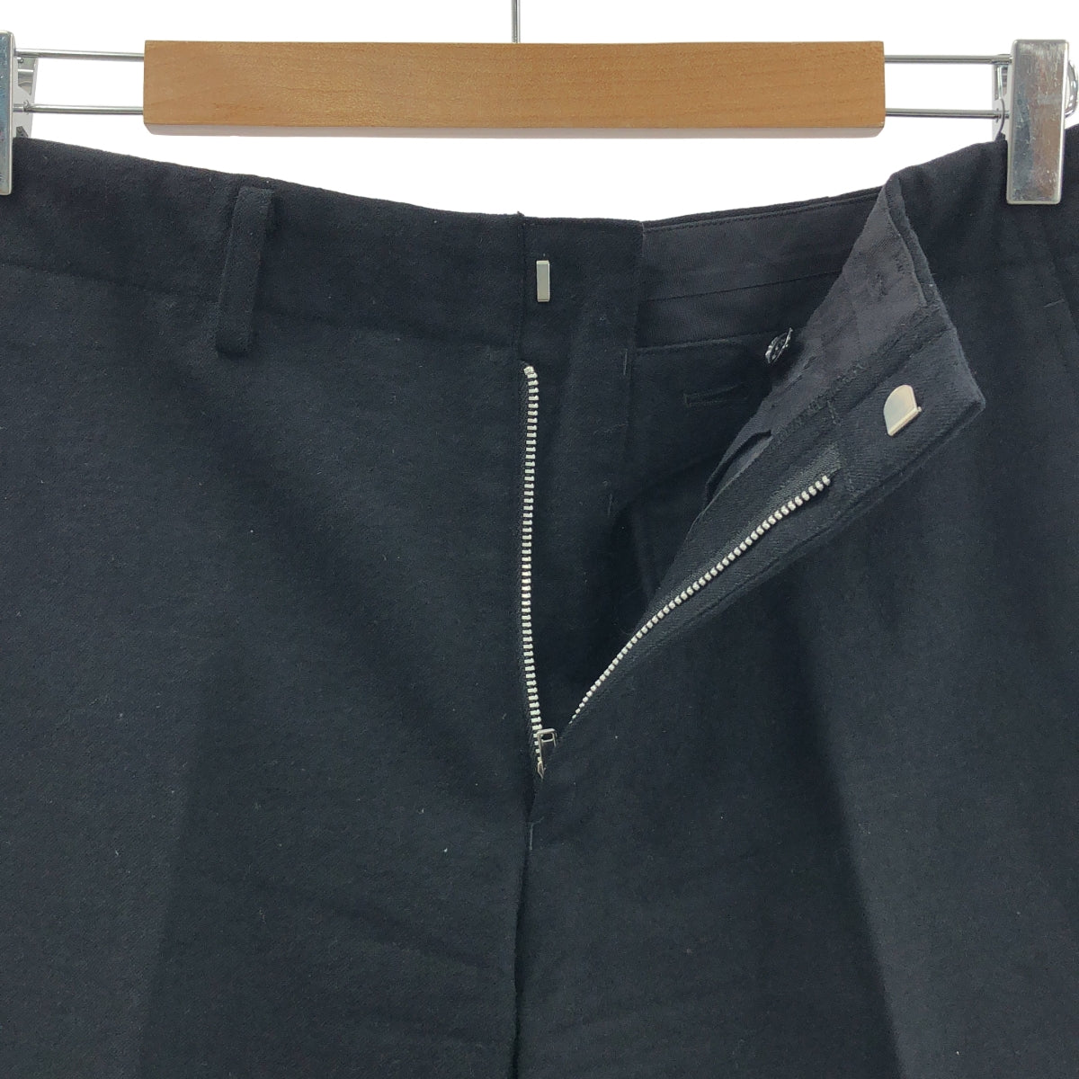 JUNYA WATANABE COMME des GARCONS / 준야와타나베 | 2007AW | 울 스트레이트 팬츠 | SS | 블랙 | 여성