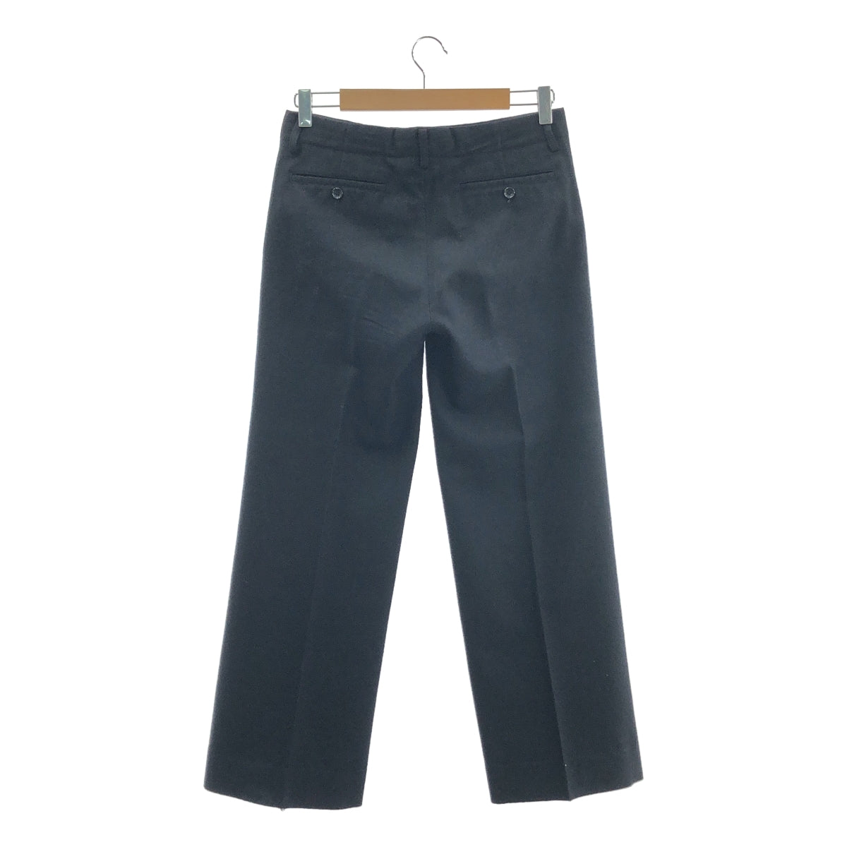 JUNYA WATANABE COMME des GARCONS / 준야와타나베 | 2007AW | 울 스트레이트 팬츠 | SS | 블랙 | 여성