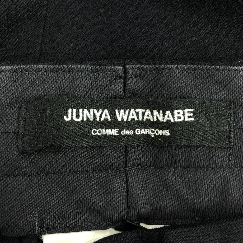 JUNYA WATANABE COMME des GARCONS / ジュンヤワタナベ | 2007AW | ウール ストレートパンツ | SS | ブラック | レディース