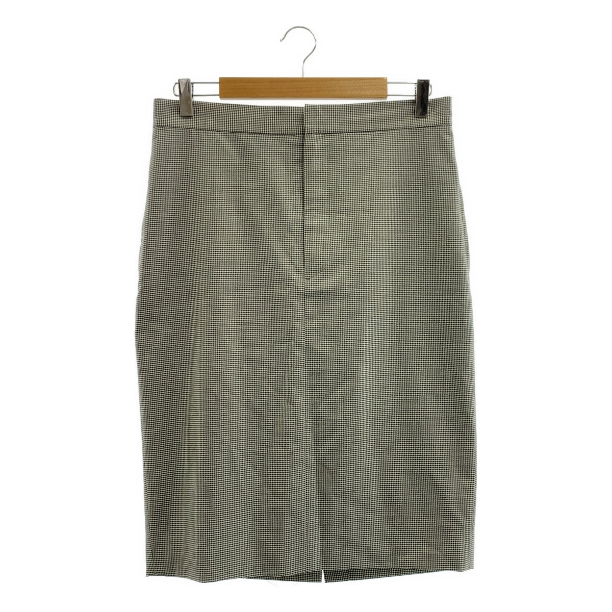 【美品】  POLO RALPH LAUREN / ポロラルフローレン | ダブルアジャスター スカート フォーマル / 総裏地 | 6 | グレー/ホワイト | レディース