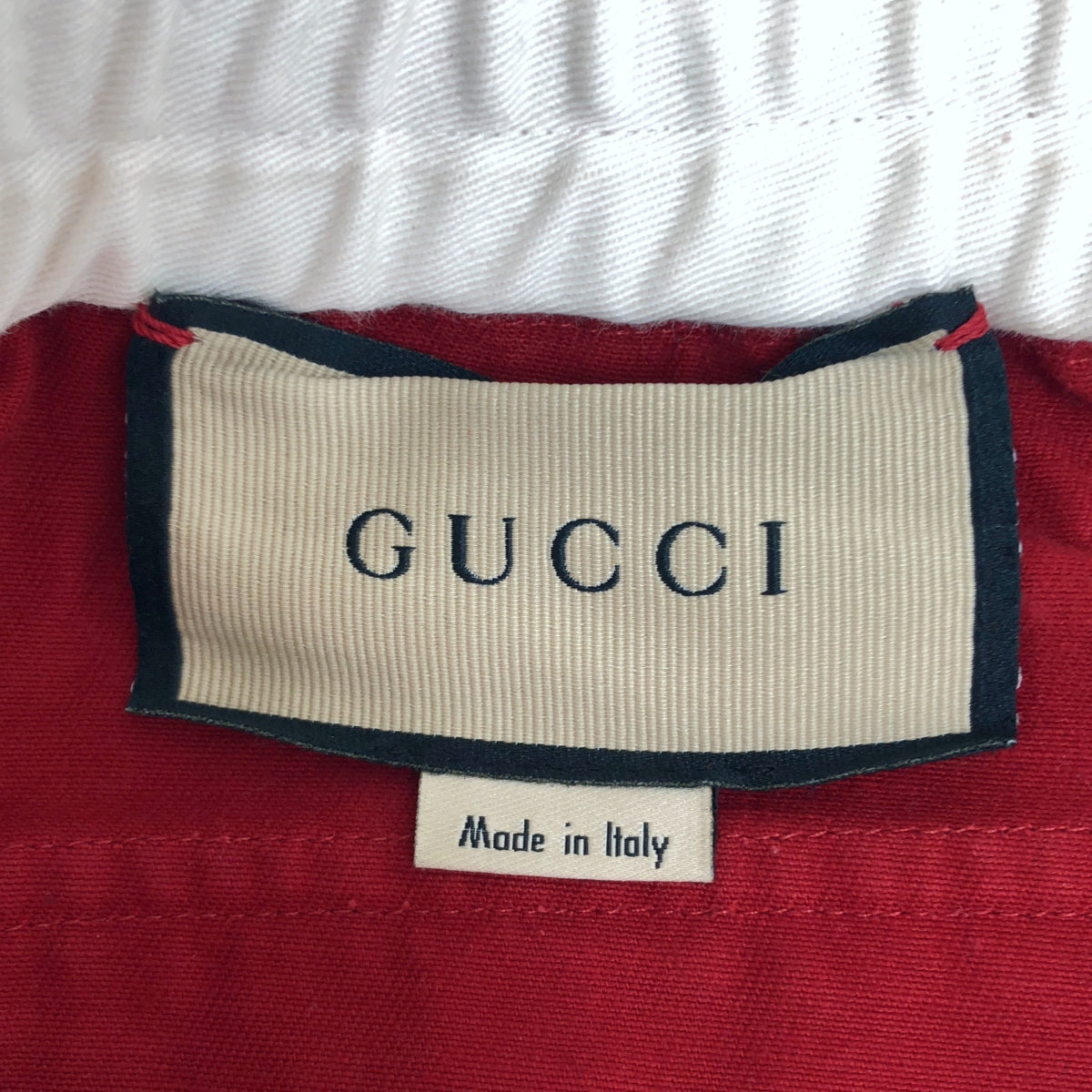 GUCCI / グッチ | 2021SS | コットン サイドラインイージートラウザーズパンツ | 48 | メンズ