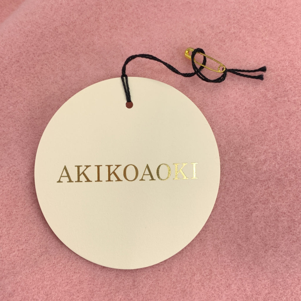 【美品】  AKIKOAOKI / アキコアオキ | creamy coat ウール ステンカラー コート | F | ピンク | レディース