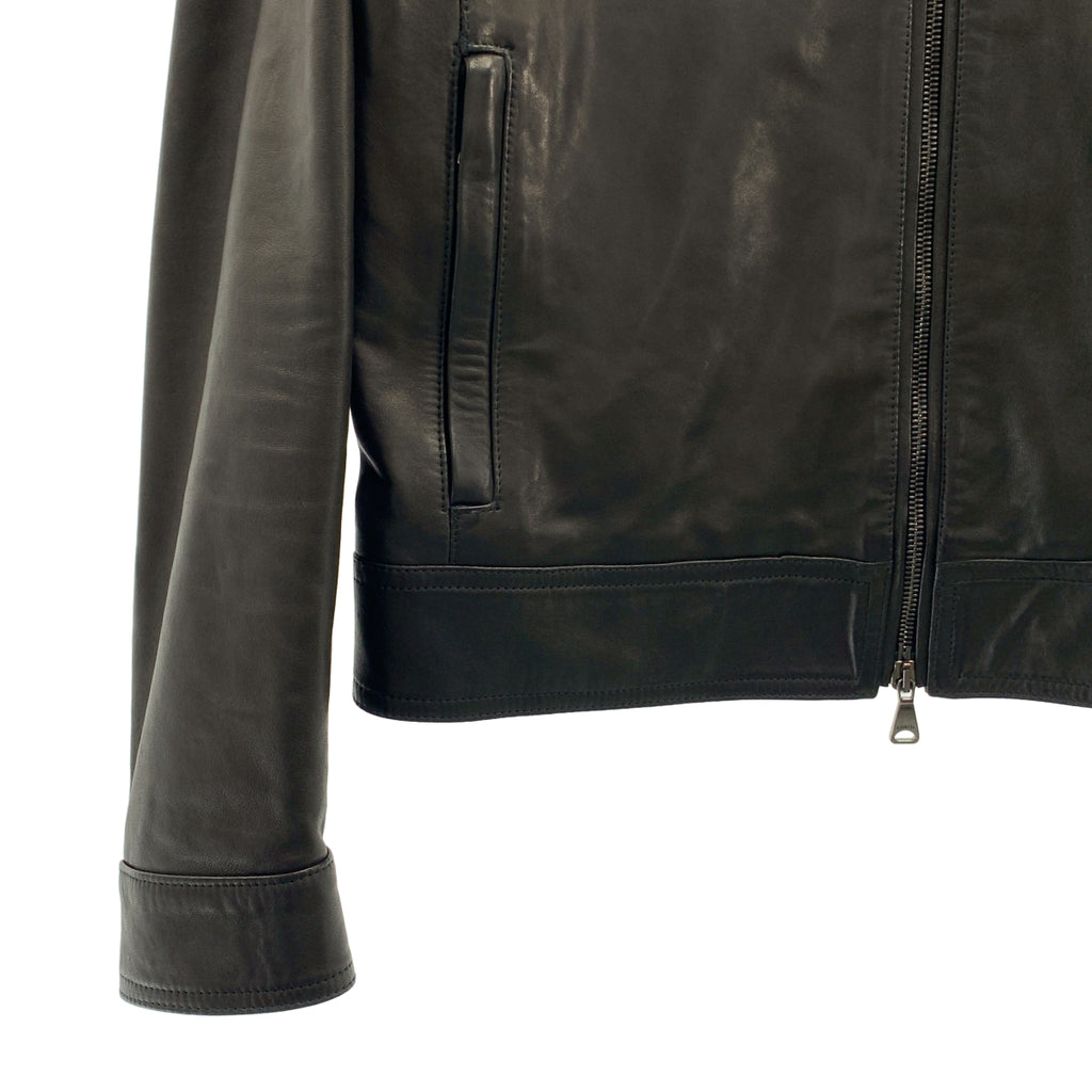 EMMETI / エンメティ | JURI ラムスキン レザー ライダースジャケット | 44 | メンズ