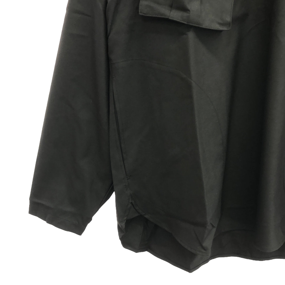 [New] prasthana / Prasthana | lace up fatigue shirt / shirt | M | Black | Men's