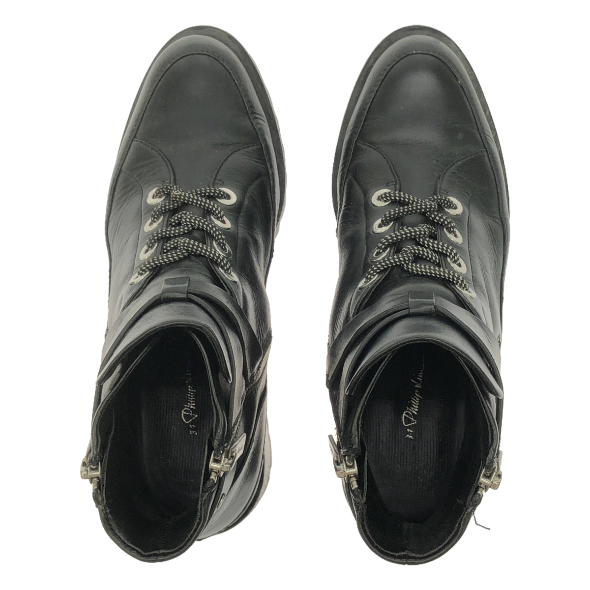 3.1 Phillip Lim / スリーワンフィリップリム | レースアップショートブーツ | ブラック | レディース