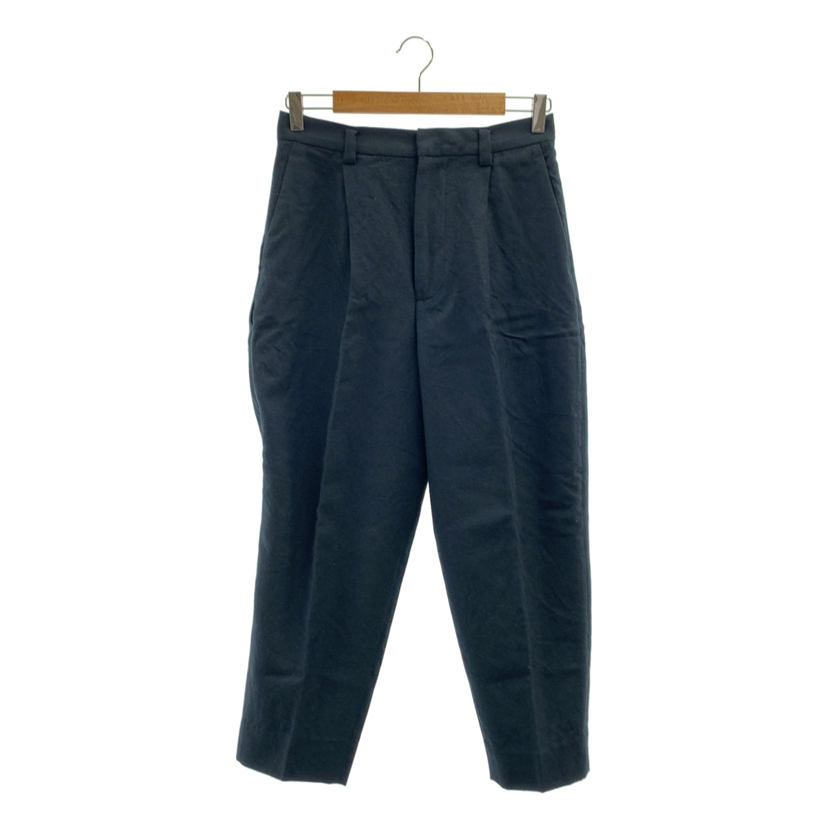 Dulcamara / ドゥルカマラ | ウール タック テーパードパンツ | 0 | レディース